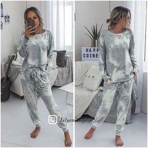 🆕Mineral gray tie dye 2 piece lounge set